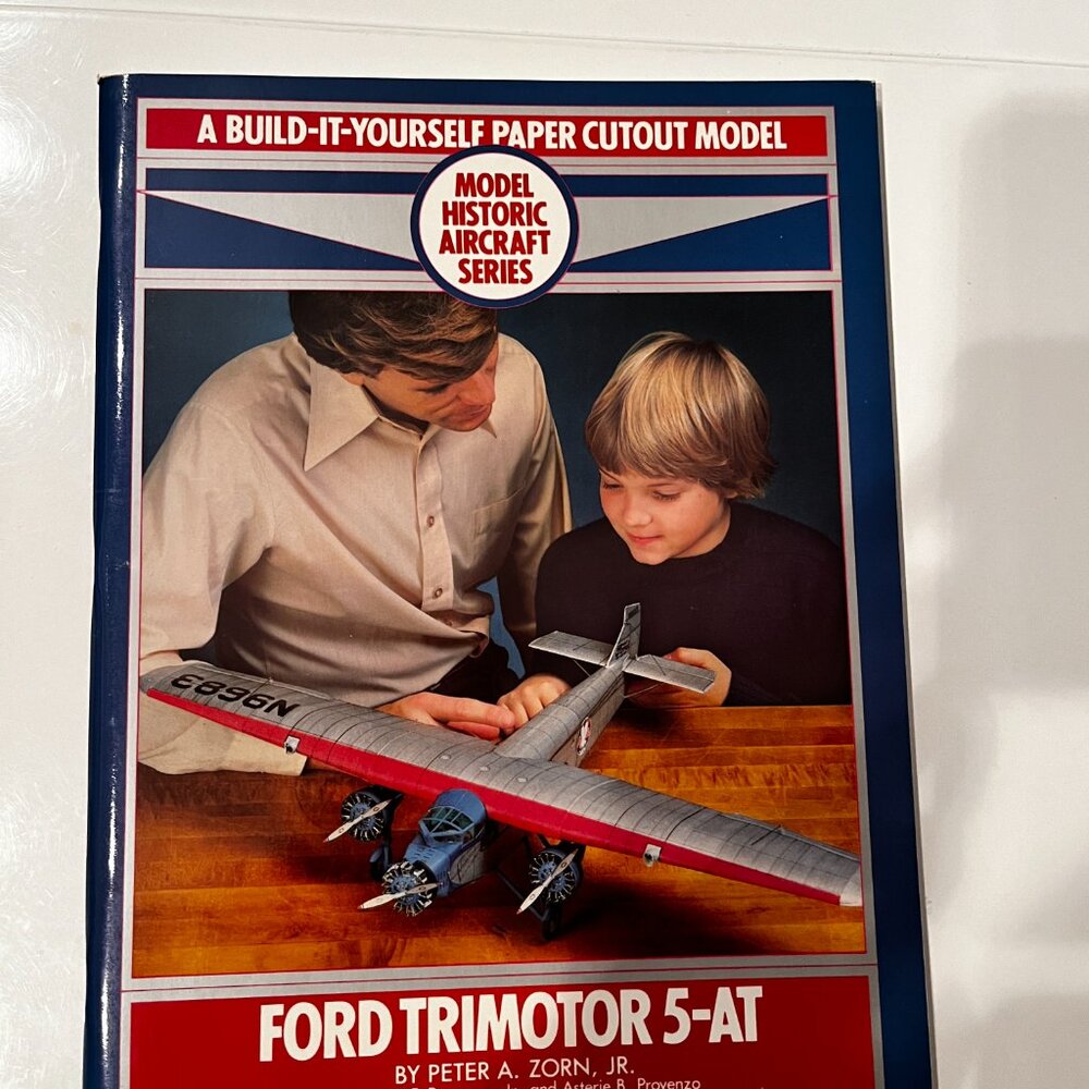 Paper Cutout Model – Ford‎ Trimotor 5-AT (Build-It-Yourself, 1982) – New